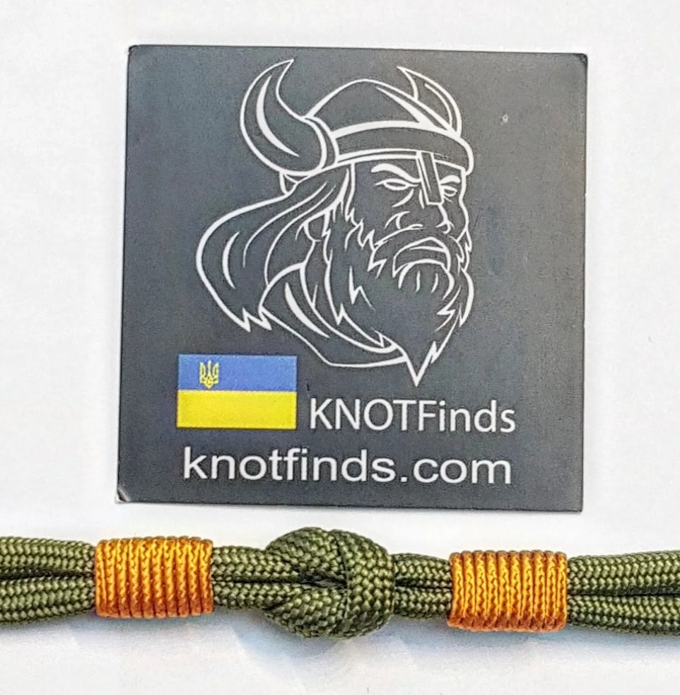 Forest Oath Knot – Olive Paracord Bracelet with Binding Knot | Minimal Tactical Jewelry