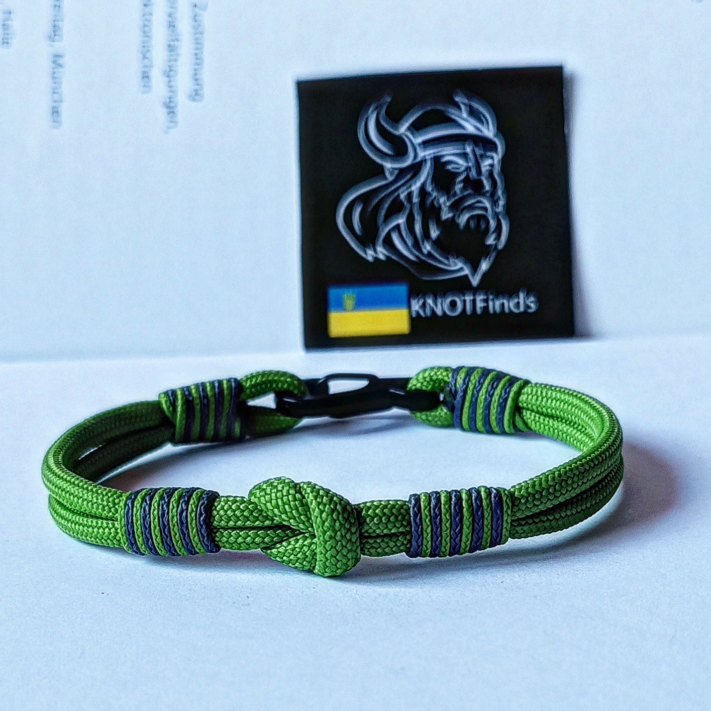Thin green mint paracord bracelet. Skydiving bangle. Enchanting mood. Street style. Surfer bracelet. Summer bangle. Beach accessory. Pepper mint bangle color. Saint Patrick's Day