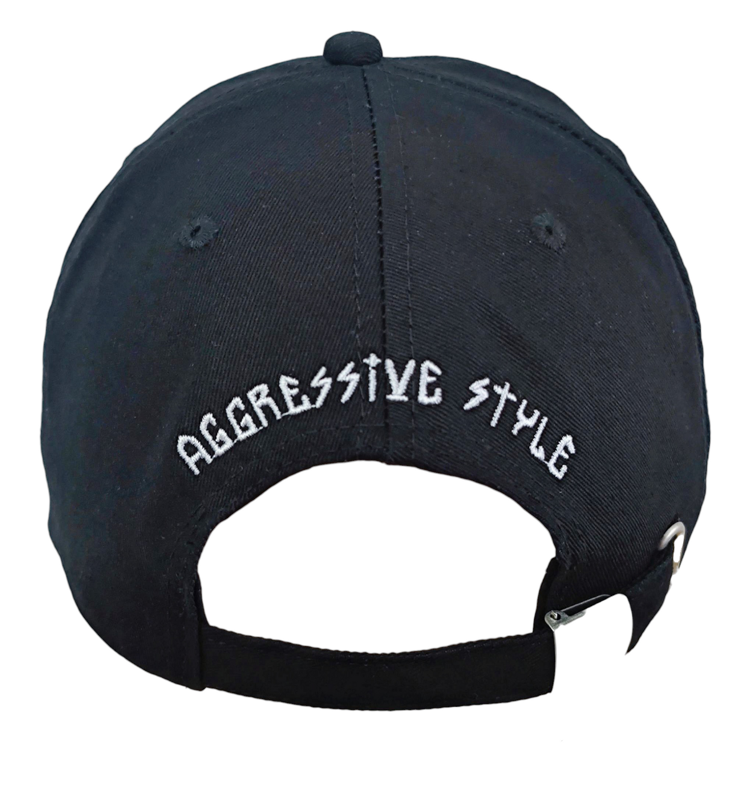 Black baseball cap with “Drakar Viking Ship” print. Stylish Scandinavian baseball cap with a print of the logo of the legendary brand “KNOTFinds”.