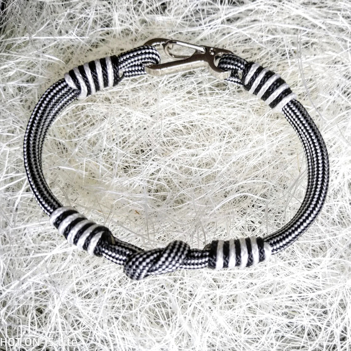 Viking bracelet / Scandinavian jewelry / gift for him / paracord bracelet / parachute cord / viking cuff / biker bangle