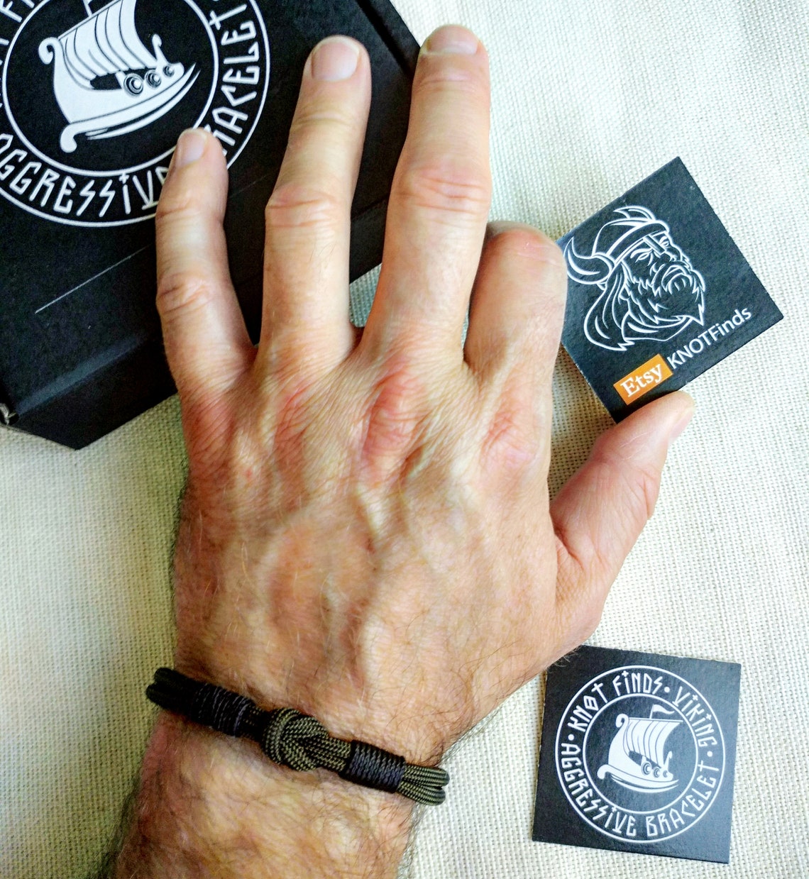 Unloading camp bangle. Thin military bracelet. Bangle rope. Army style.
