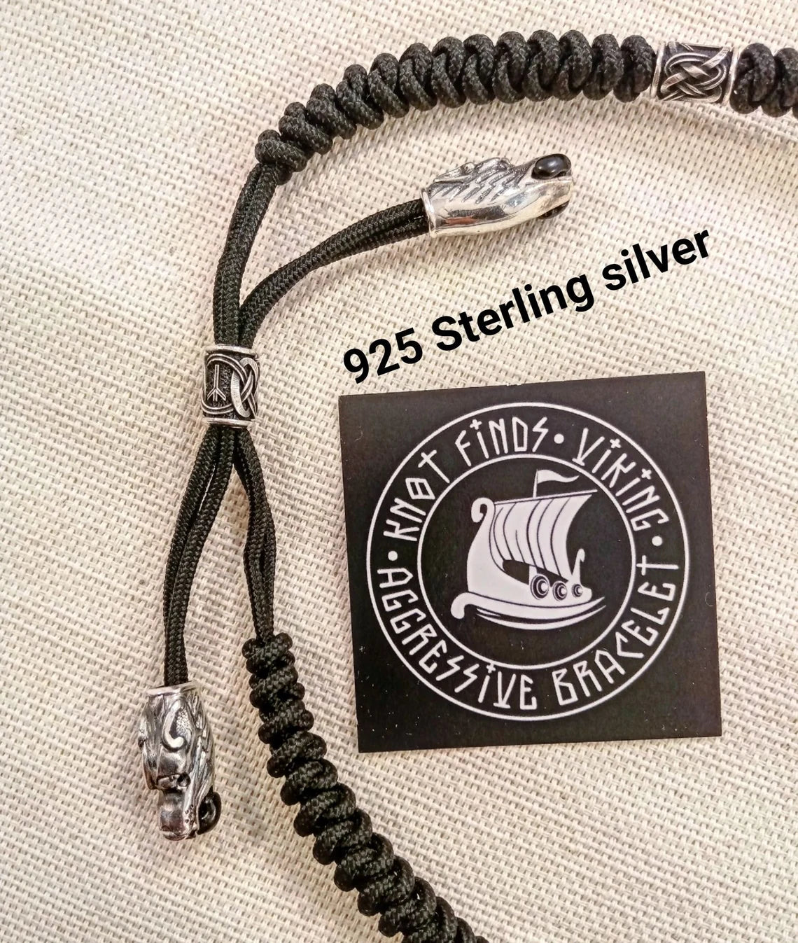 925 Sterling silver viking necklace. Scandinavian jewelry. Mens luxury accessories. Gift for viking.