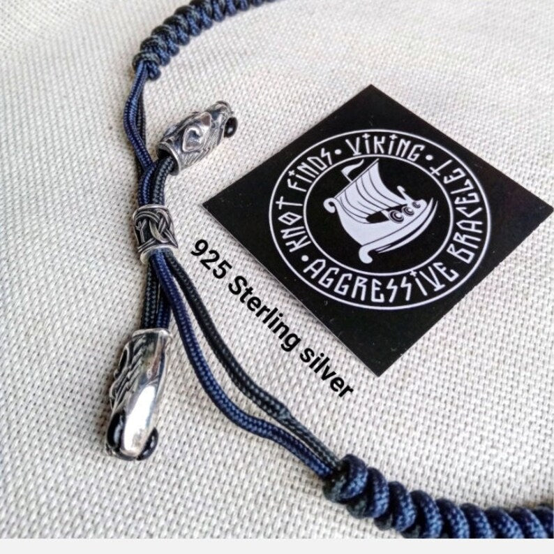 Viking necklace. Scandinavian 925 Sterling silver jewelry. Brutal mens accessories