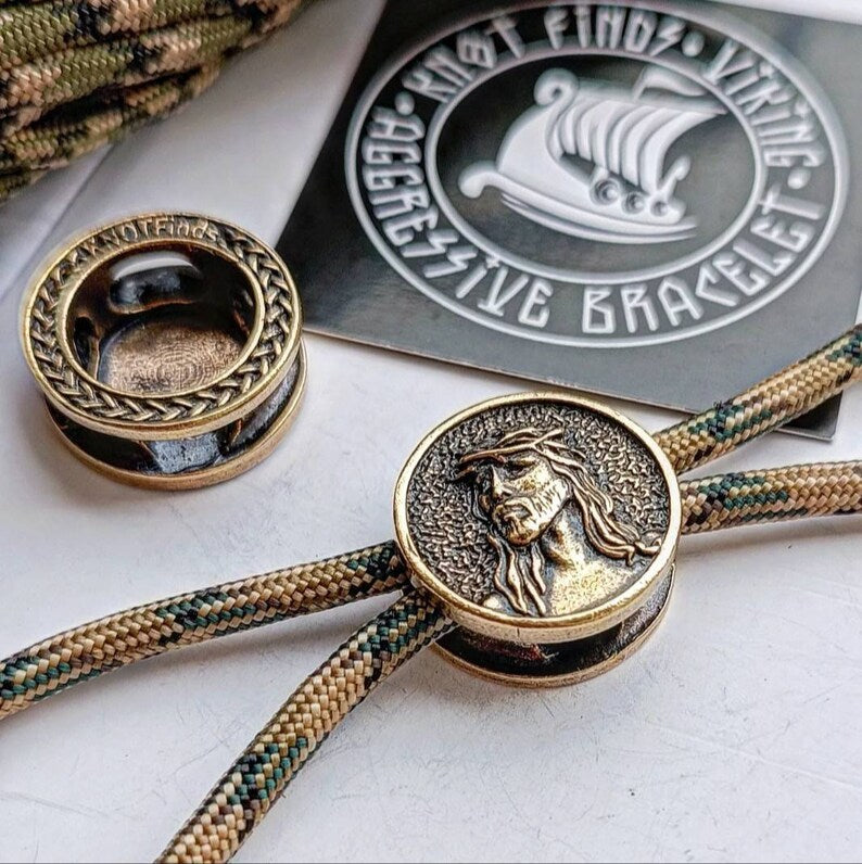 JESUS CHRIST. Bead for Bracelet. Beads for paracord. Religious symbols. Gift for baptism. Easter holidays.