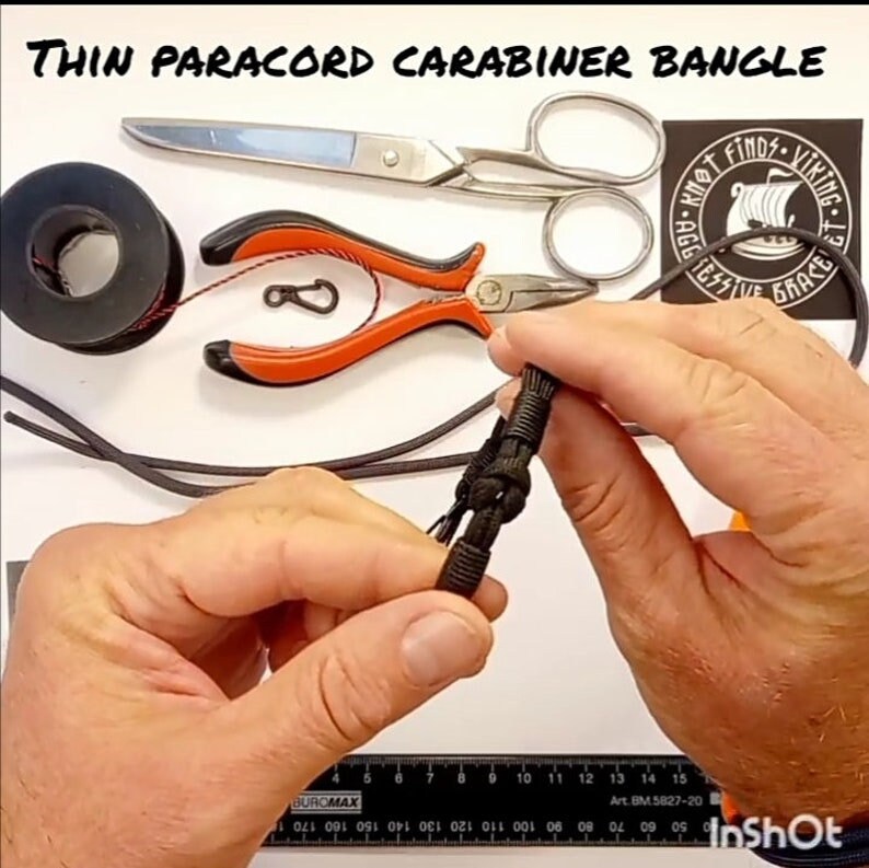 Do it yourself. Tutorial weaving paracord bracelet. Paracord jewelry. Ukrainian store. Mens accessories.