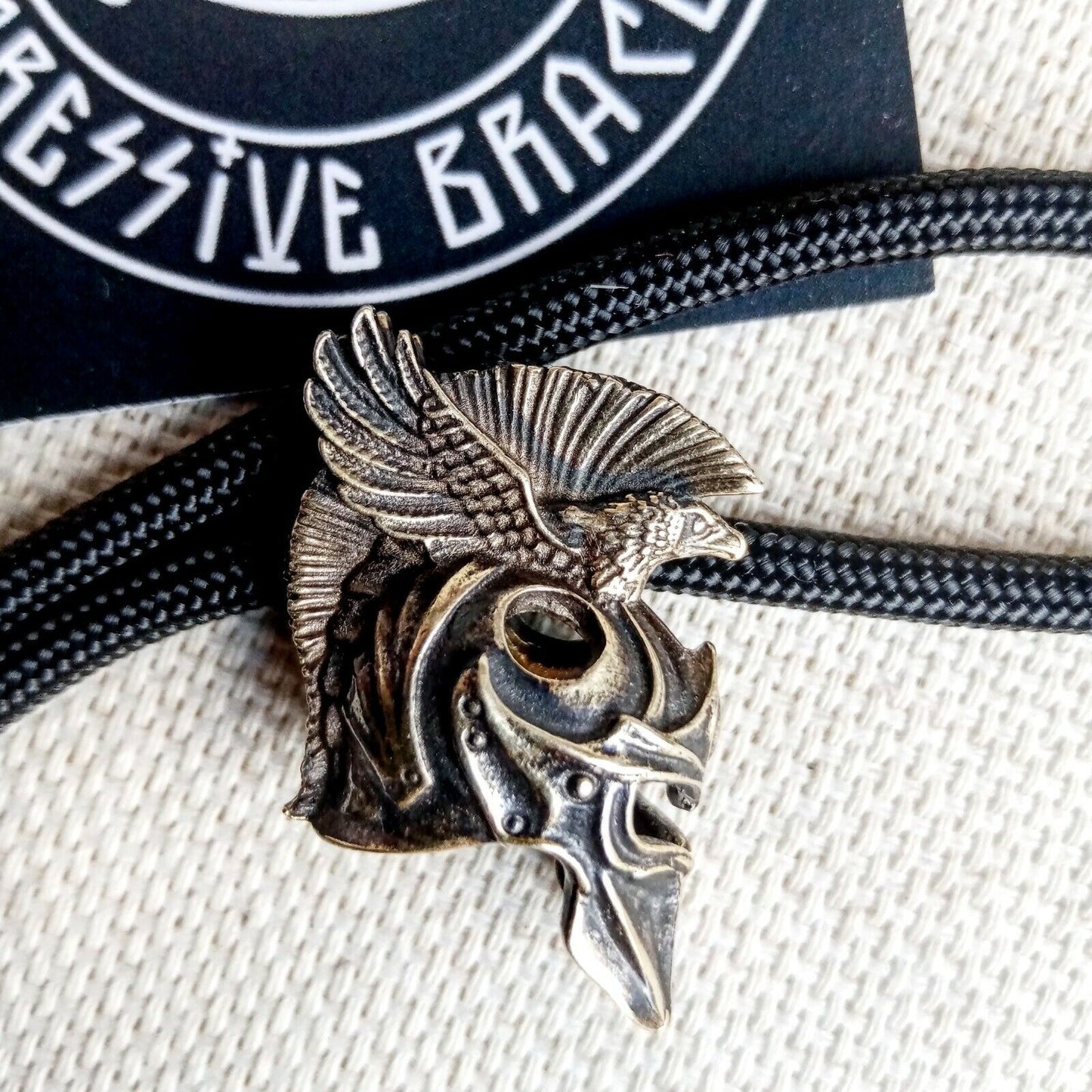 Spartan paracord beads - Spartan bead. Big, heavy bead are handmade with unique designs!