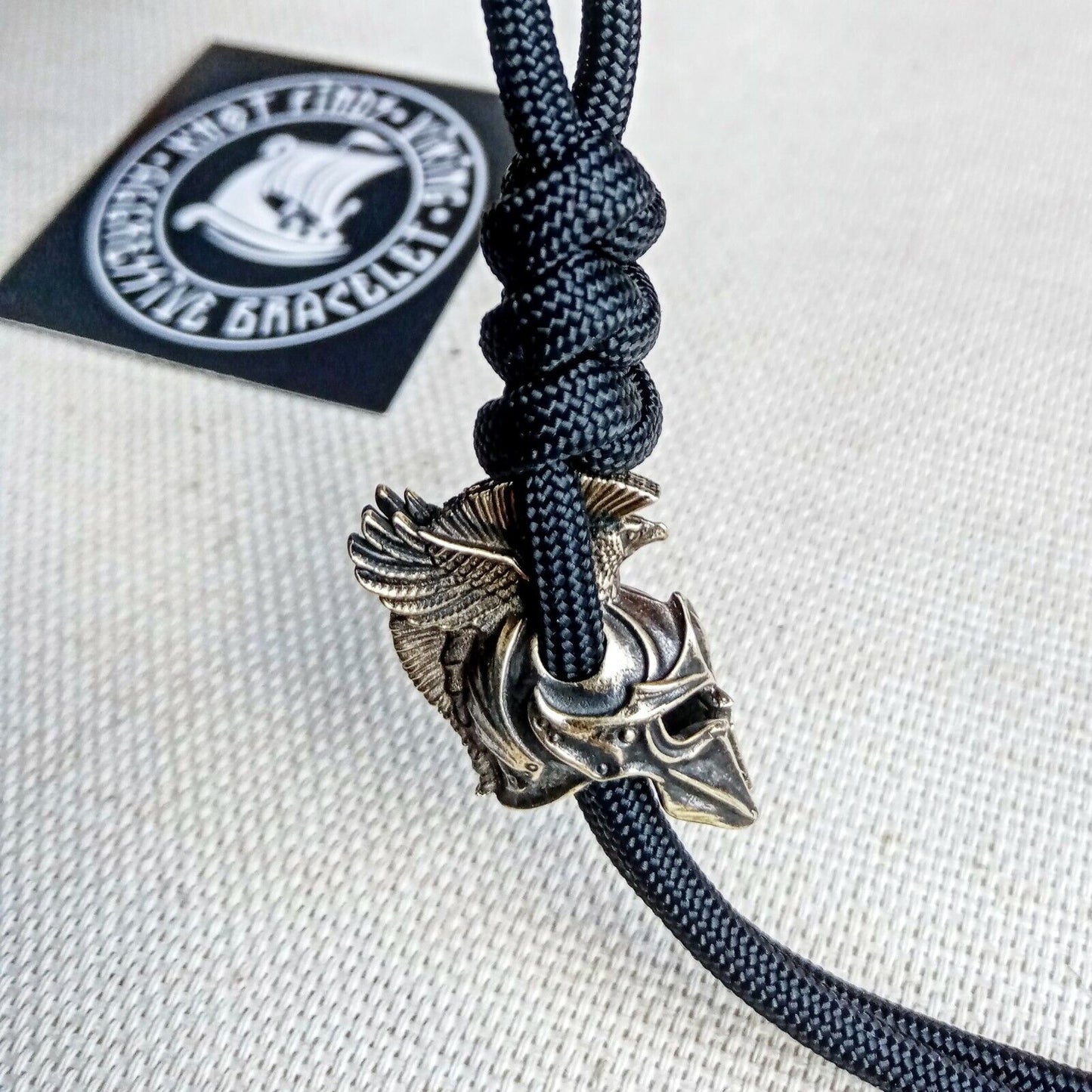 Spartan paracord beads - Spartan bead. Big, heavy bead are handmade with unique designs!