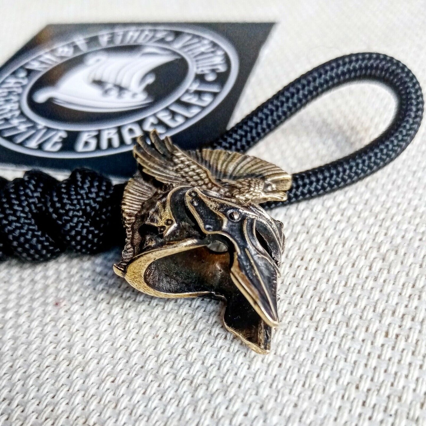 Spartan paracord beads - Spartan bead. Big, heavy bead are handmade with unique designs!