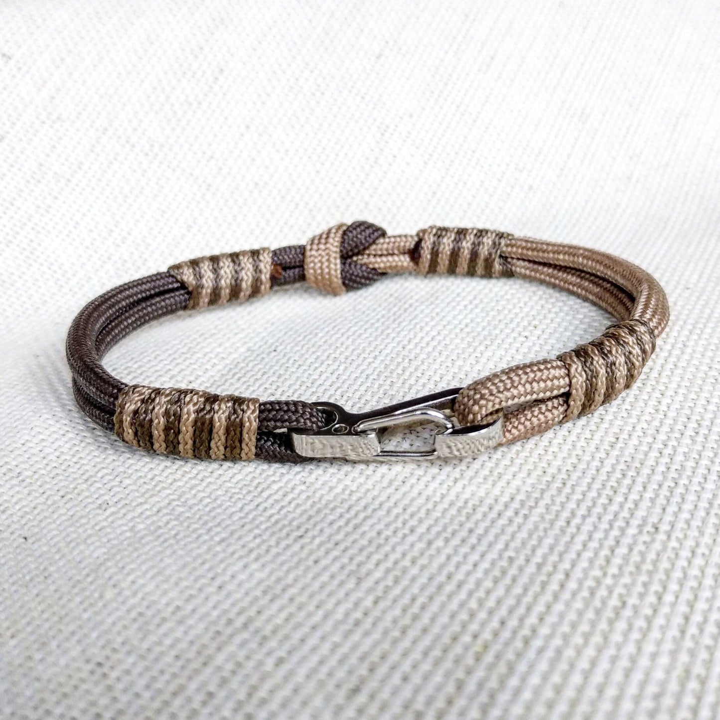 Viking bracelet / Scandinavian jewelry / gift for him / paracord bracelet / parachute cord / viking cuff / biker bangle