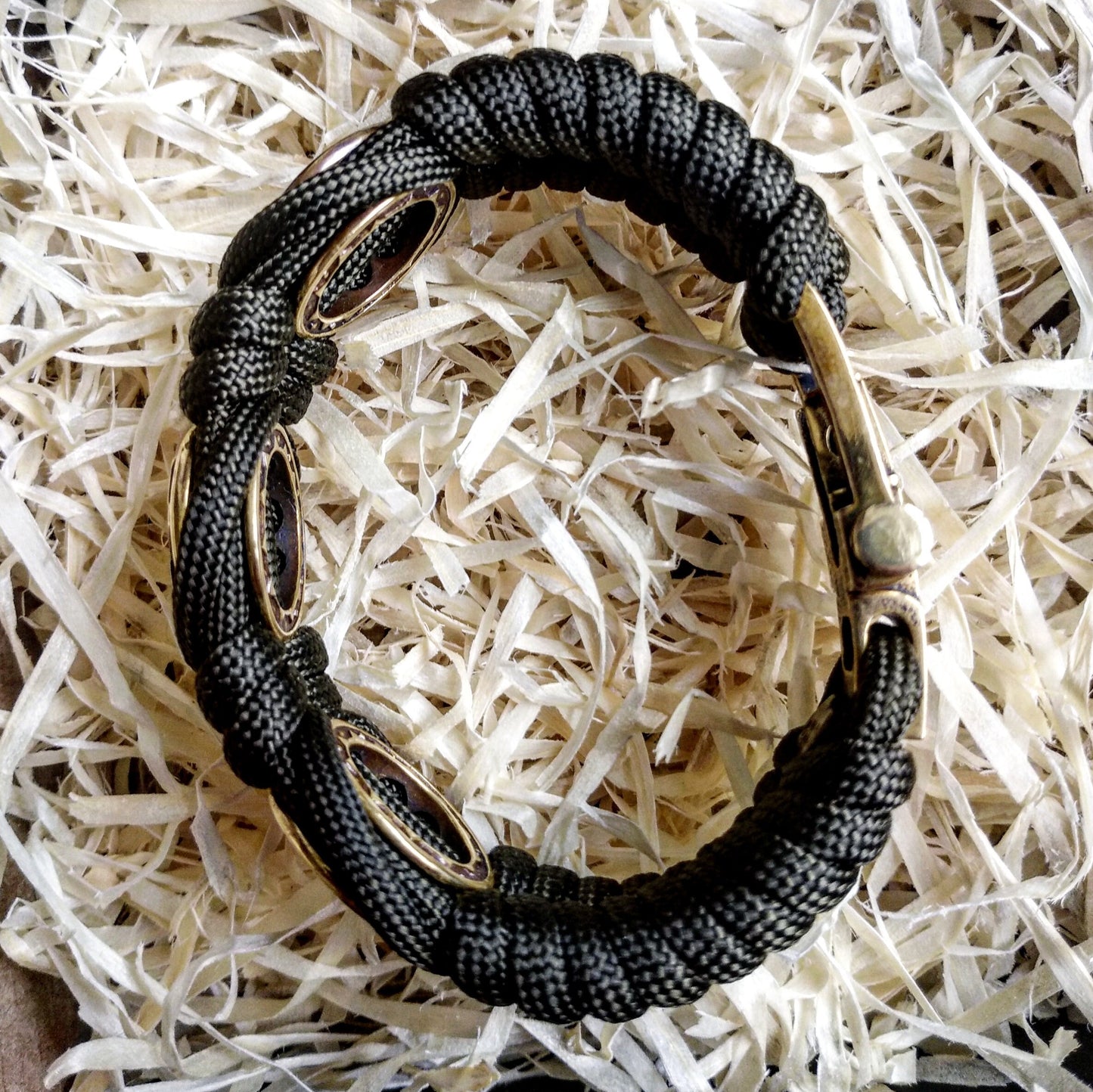 Viking bracelet / gift for him / paracord bracelet / parachute cord / viking cuff / biker bangle