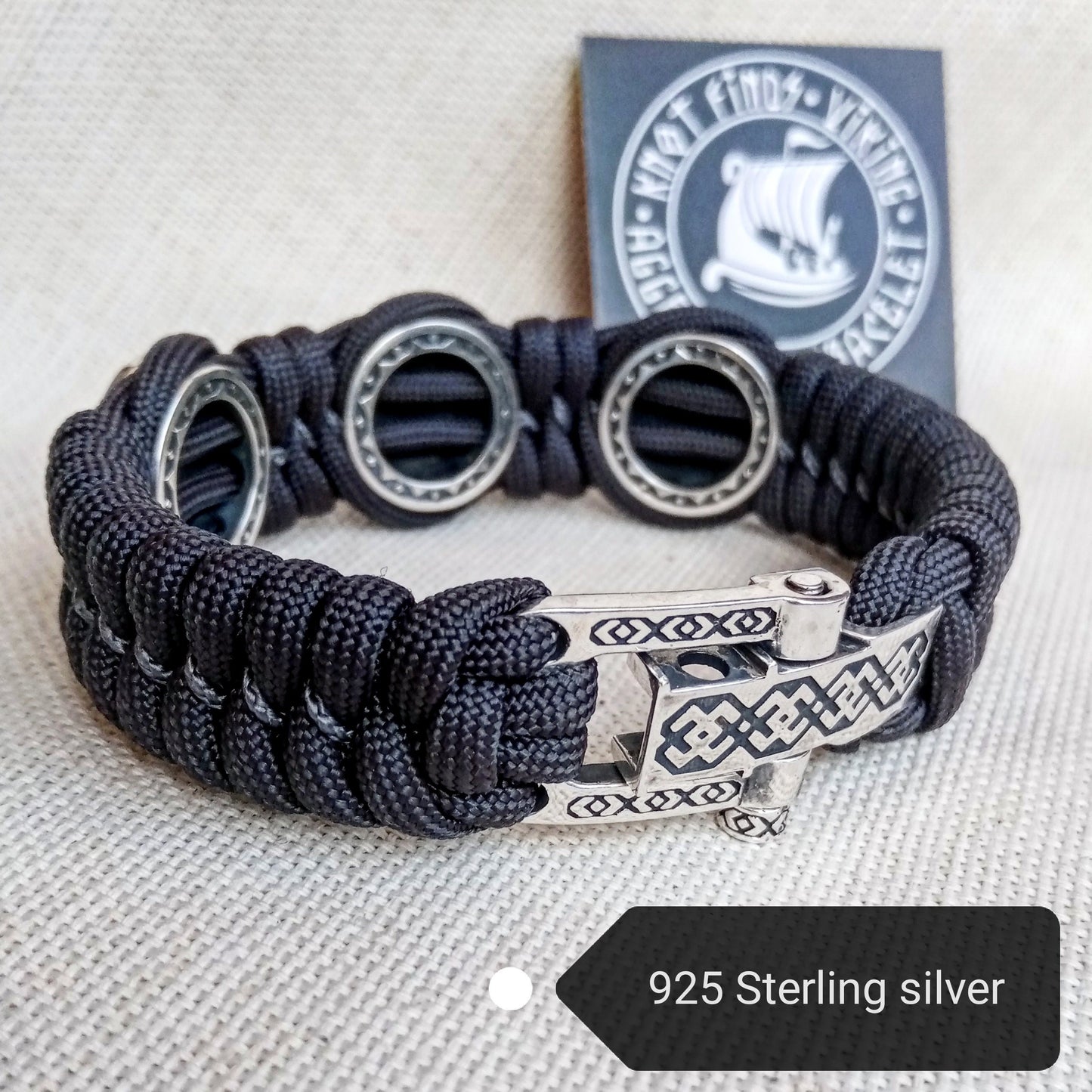 Paracord bracelet. With Silver 925 Sterling beads Jesus Christ, Saint Nicholas, Virgin Mary. Baptism gift. Religious bracelet. Easter gift.