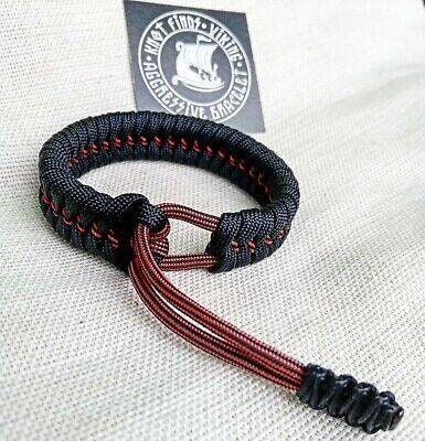 Hunter bracelet. Unloading camping bangle made of Mad Max paracord, Army style, a great gift for men.