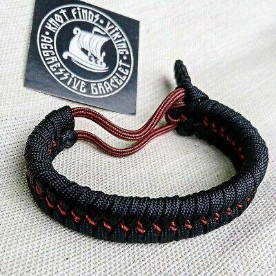 Hunter bracelet. Unloading camping bangle made of Mad Max paracord, Army style, a great gift for men.