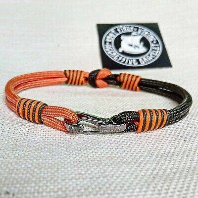 Climber bracelet. Bangle rope. Paracord carabiner bracelet. Adventure bracelet