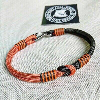 Climber bracelet. Bangle rope. Paracord carabiner bracelet. Adventure bracelet