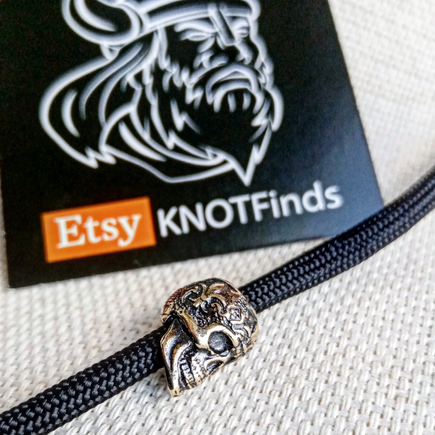 Paracord brass beads skull. Beads for paracord. Horror skull. Skull symbol. Viking jewelry.
