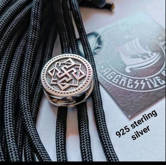 925 Sterling Silver Round Bead VALKYRIE Bead for Bracelet Viking Jewelry Men's Accessory. Original author's products.