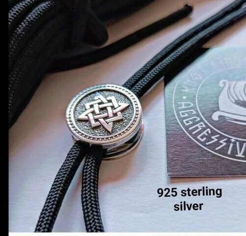 925 Sterling Silver Round Bead SVAROG SQUARE Bead for Bracelet Viking Jewelry Men's Accessory. Original author's products.