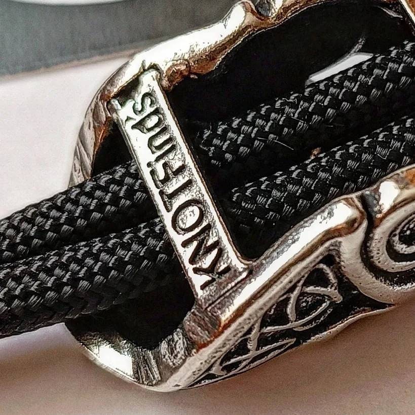 Skull beads for paracord bracelet. Skull symbol. Viking jewelry. Scandinavian skull. Biker's accessories.