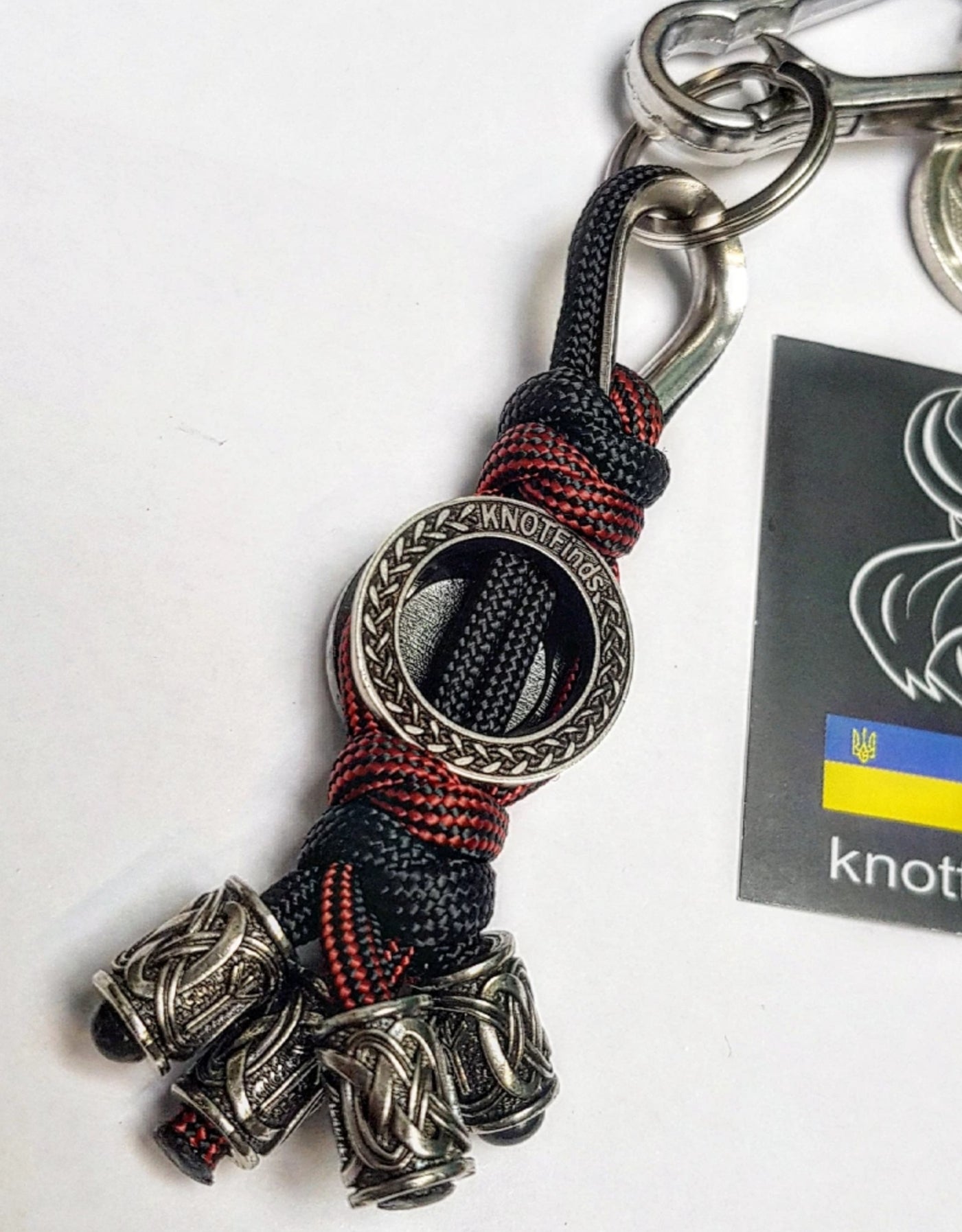 Handcrafted Stainless Steel Valknut Viking Symbol Keychain – A Unique Nordic/Heritage Gift