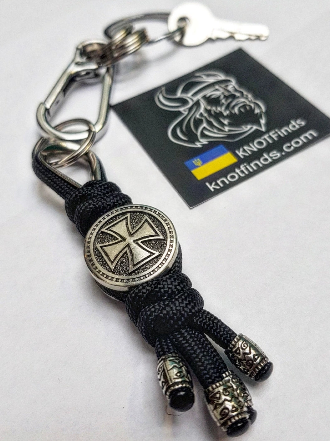 Templar Cross Keychain • Handcrafted Stainless Steel Amulet • Knight’s Oath Relic • Symbol of Path, Protection & Inner Strength