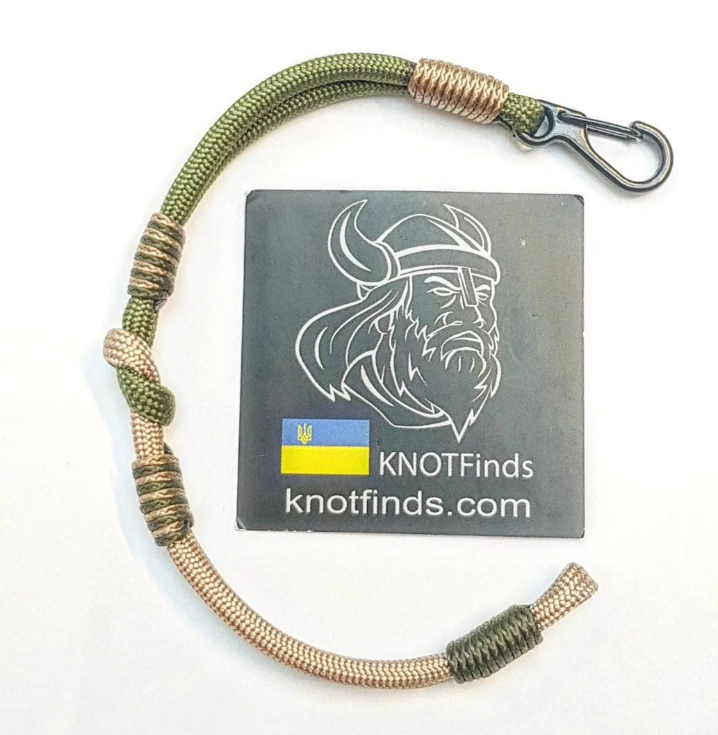 Olive Gold Paracord Bracelet – Mens 550 Cord Bracelet, Two Tone Tactical Wristband, Minimalist Military Style Bracelet, Gift for Him