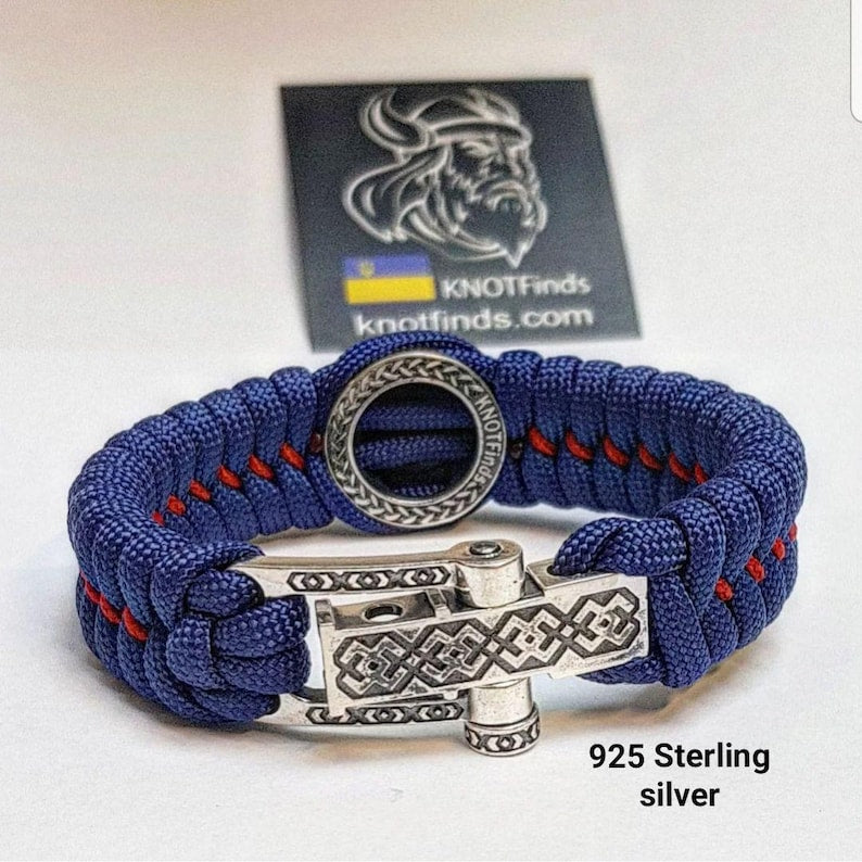 Handmade Paracord Bracelet with St. Benedict Cross | Celtic Knot Design | 925 Sterling Silver | Catholic - Inspired Jewelry for Men & Women