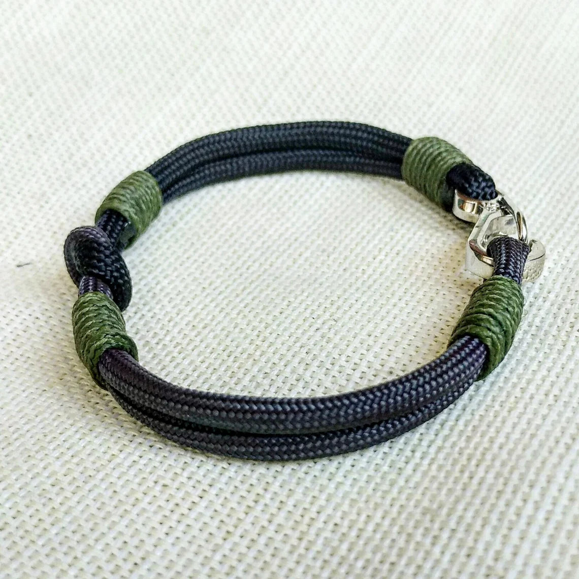 Viking  bracelet / Scandinavian  jewelry / gift for  him / paracord  bracelet / parachute  cord  / viking cuff  / biker bangle