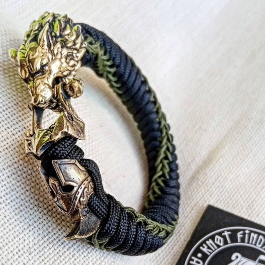 Wolf Paracord Bracelet, Men's Paracord Bracelet, Boyfriend Gift, Military  Paracord Bracelet 