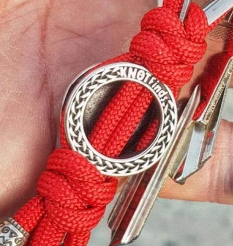 Stainless steel Jerusalem Cross Bead | Paracord Bracelet Bead | Christian Faith Symbol | Protection Talisman | Ships from USA | Fast Delivery