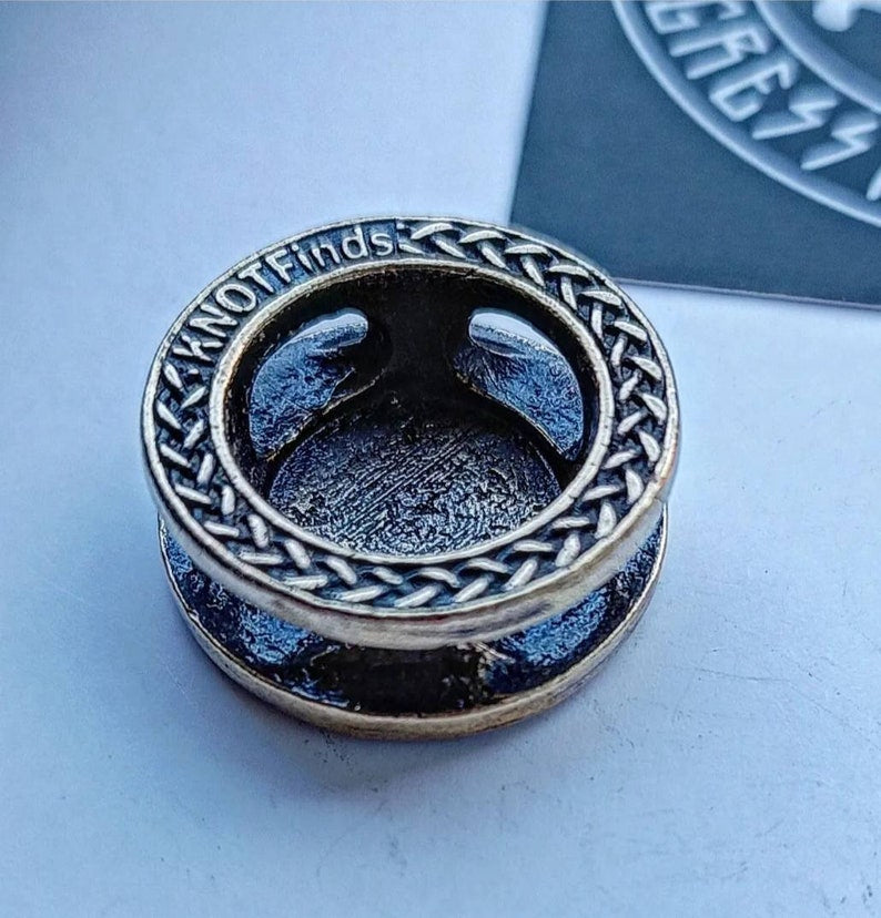 Templar Cross Bead, Brass Cross Charm, Viking Jewelry & Craft Supply, Ships from USA