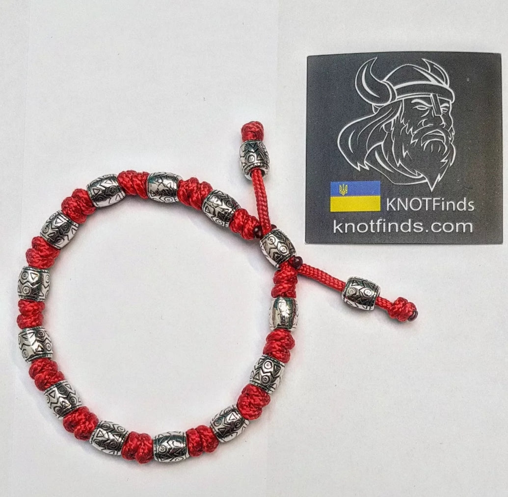 Red Minicord Bracelet — a handcrafted path-relic for those who move forward with strength and intention.