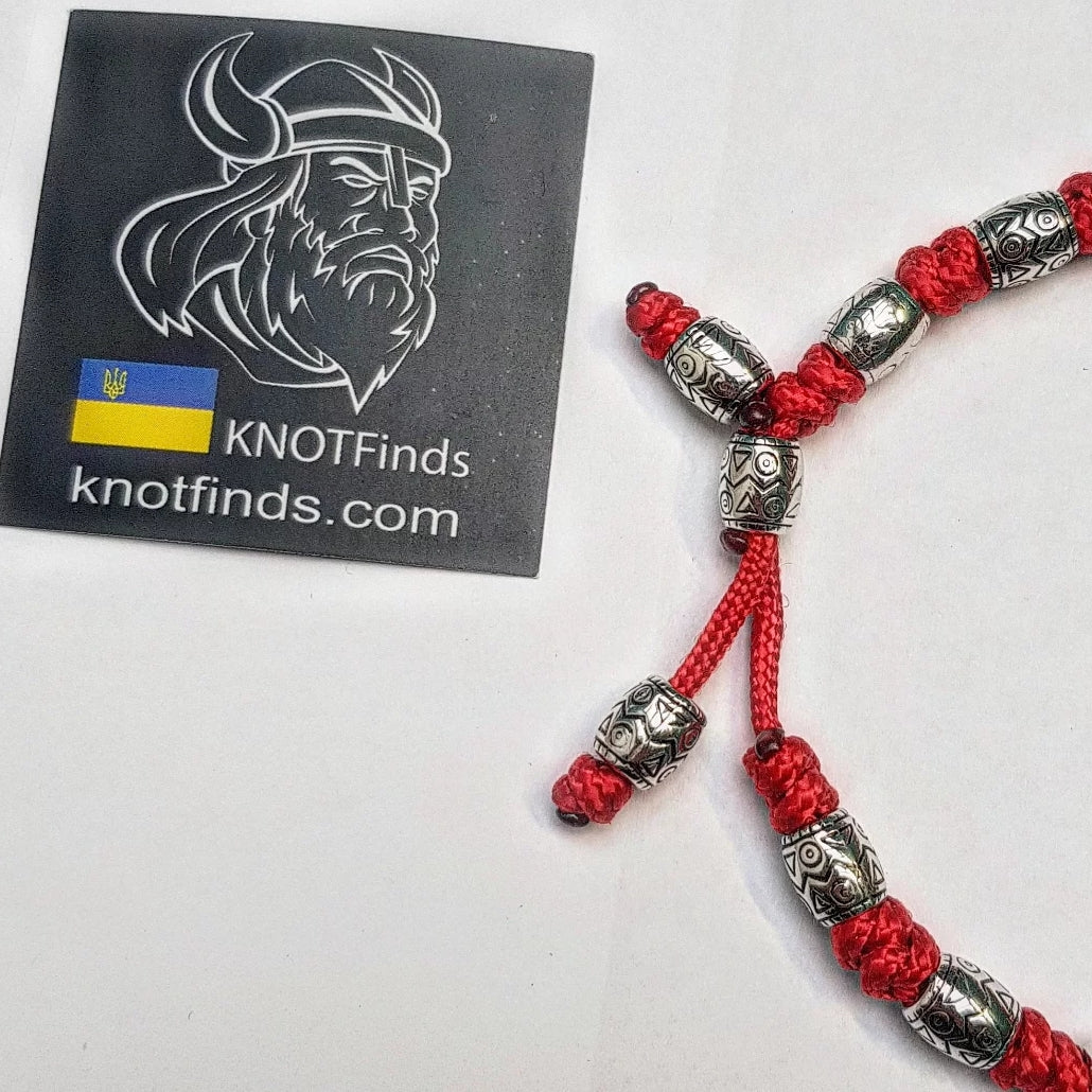 Red Minicord Bracelet — a handcrafted path-relic for those who move forward with strength and intention.