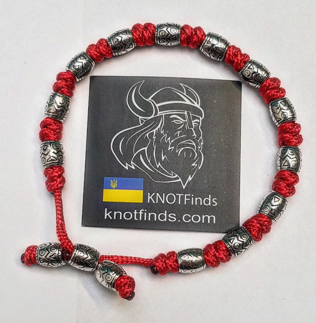 Red Minicord Bracelet — a handcrafted path-relic for those who move forward with strength and intention.