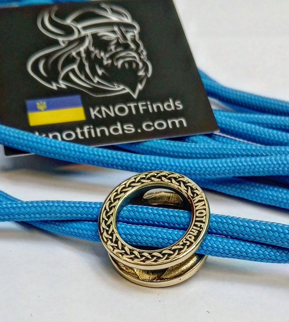 Templar Cross Bead | Solid Brass Cross Charm | Fast Shipping from USA | Viking, Paracord & Jewelry Supply