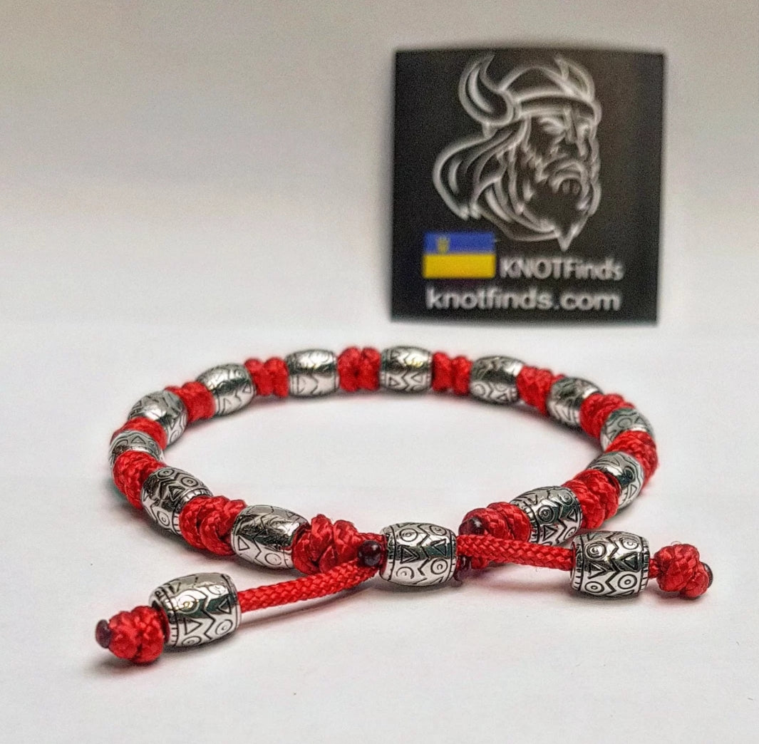 Red Minicord Bracelet — a handcrafted path-relic for those who move forward with strength and intention.