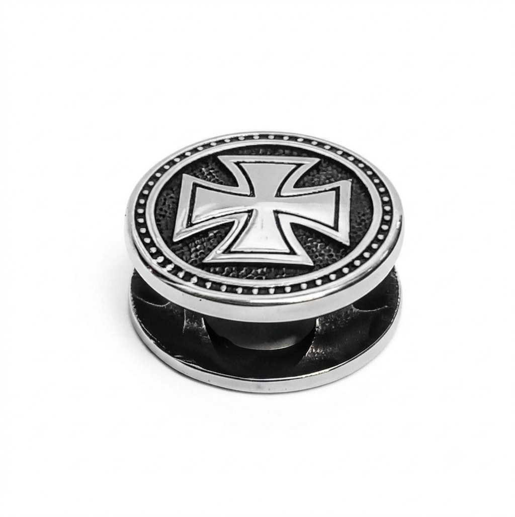 Templar Cross Bead | Stainless Steel | Fast Shipping from USA | Paracord, EDC & Jewelry