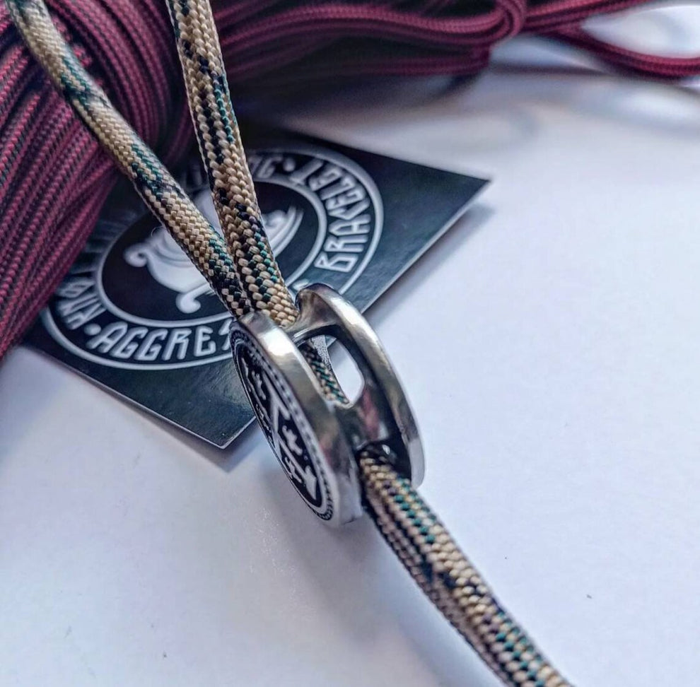 Stainless steel Jerusalem Cross Bead | Paracord Bracelet Bead | Christian Faith Symbol | Protection Talisman | Ships from USA | Fast Delivery