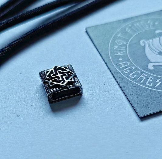 VALKYRIE Steel beads for paracord  , viking jewelry, Norse mythology. Beads for weaving a bracelet and necklace.