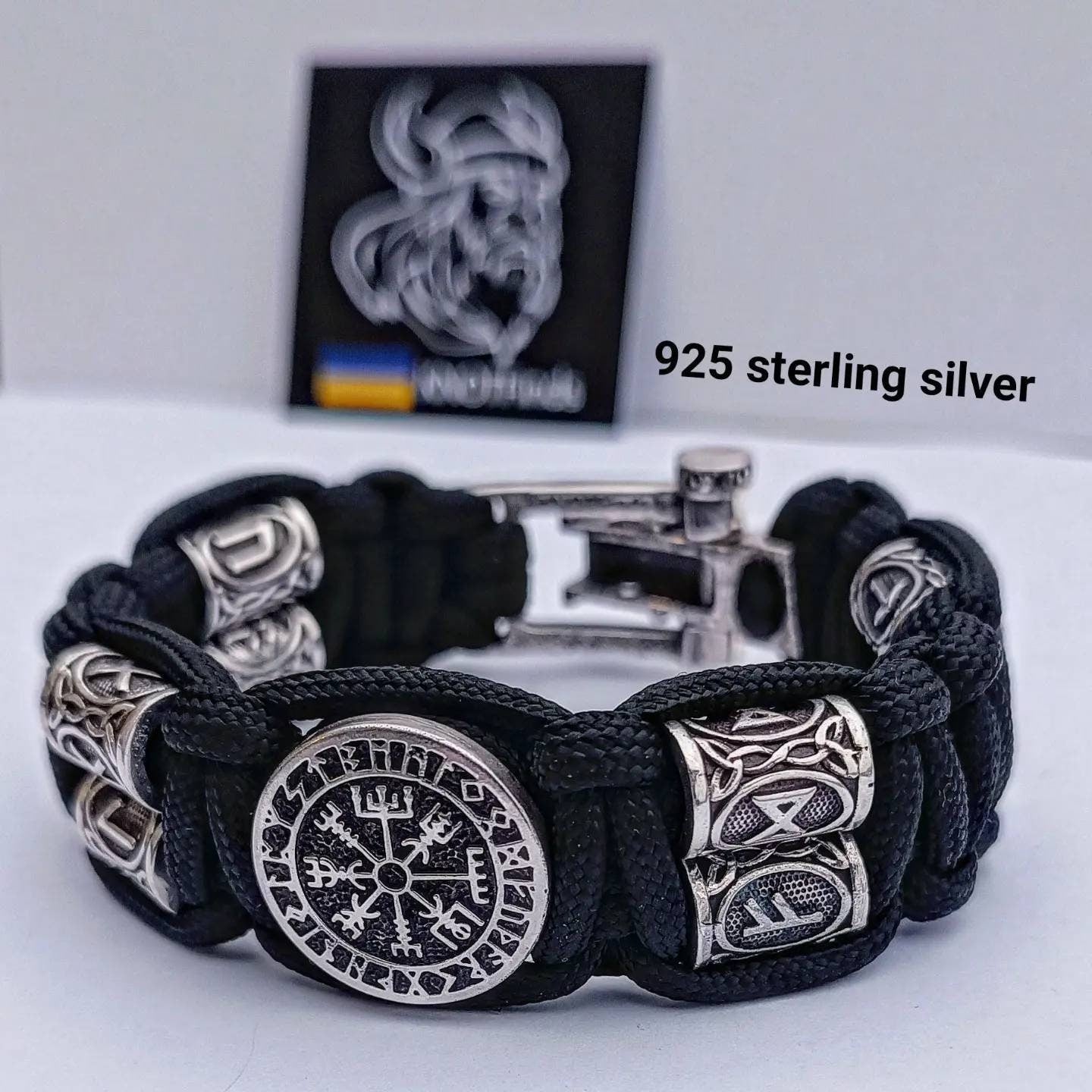 Bracciale Uomo E Donna Martello Di Thor – Argento 925 Con Nodo Celtico E Rune Nordiche | Gioiello Vichingo Regalo Donna E Ragazzo