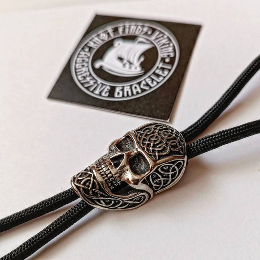 Skull beads for paracord bracelet. Skull symbol. Viking jewelry. Scandinavian skull. Biker's accessories.